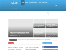 Tablet Screenshot of igze.com